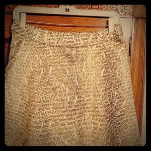 Beautiful Gold Foil and Black Skirt